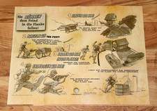 Brothers in Arms Road to Hill 30 PS2 Xbox rara mappa/poster 36x45 cm
