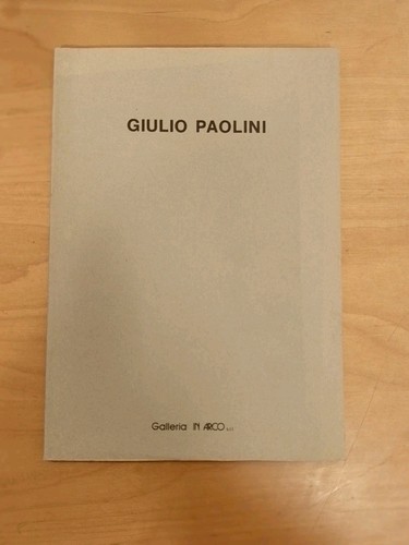 Giulio paolini opere - paolini, su