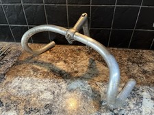 Set stelo e manubrio vintage anni '50 Ambrosio Champion 70 mm portata