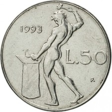 50 LIRE 1993 - VULCANO 2°