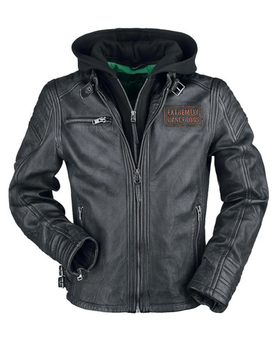 Joker biker nappa giacca - joker,