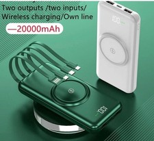 Power bank 20000mah wireless - bank,