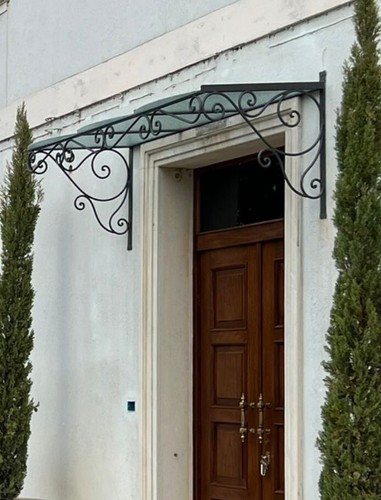 Tettoia pensilina ferro - pensilina,