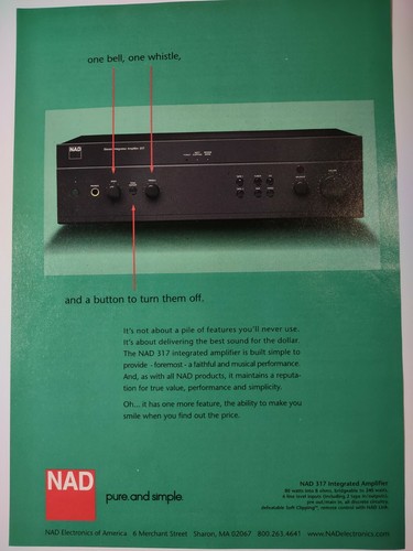 Nad 317 one bell - 317,