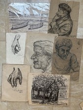 7 Disegni Bozzetti A Matita E