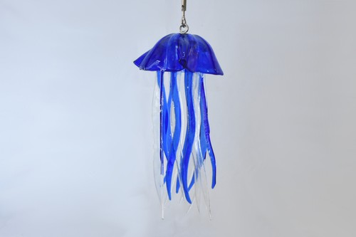Lampada medusa blu