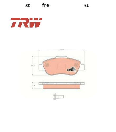 Pastiglie freni fiat panda - freni,