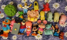 pupazzi gomma Anni 80/90 Braccio Di Ferro,Gigio,Homer,bassotti,orso,topolino