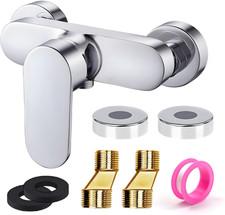 Miscelatore Doccia Argenteo