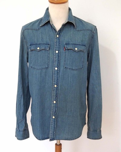Camicia jeans uomo levi - jeans,