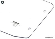 Frangivento trasparente per