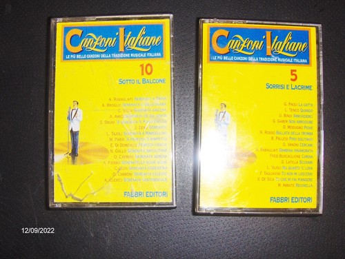 Tre musicassette canzoni - musicassette,