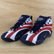 Reebok Classics Shaqnosis Shaquille O'Neal USA Uomo [TG. 7] Nuovo RARO Bianco Rosso