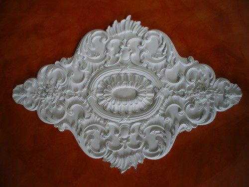 Rosoni gesso bianco per - in,