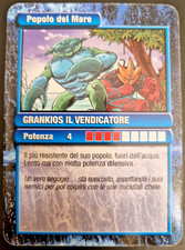 GORMITI serie 1 Prima GRANKIOS IL VENDICATORE carta italiana - senza personaggio