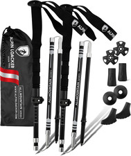 Bastoncini Trekking in Carbonio O Alluminio | Ultraleggeri, Resistenti, Regolabi