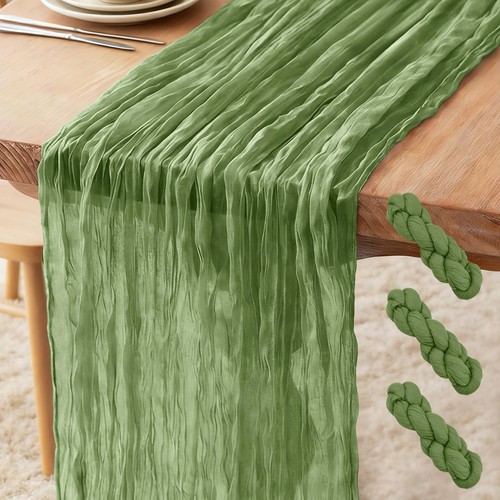Pezzi runner tavola verde - 3, da