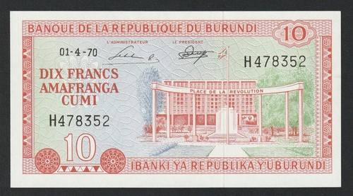 Francs burundi 1970 - francs,,