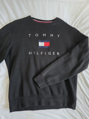 Felpa tommy hilfiger uomo - tommy, nera