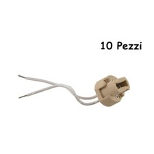 10 PORTALAMPADA G9 ATTACCO in