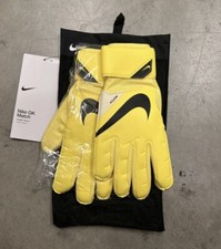 Guanti portiere calcio Nike GK Match giallo fluo/nero nuovi con borsa taglia 10