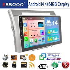 Autoradio 4+64GB Android 14 per Toyota Corolla Verso 2003-2009 GPS Navi WIFI RDS