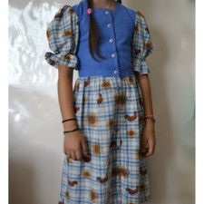 ABITO TIROLESE  CON GIRASOLI