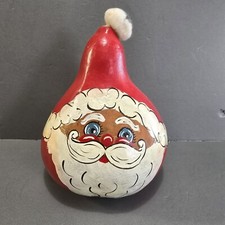 Zucca di Babbo Natale dipinta