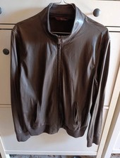 Giacca bomber in vera pelle Made in Italy Stewart