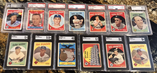 1959 mlb lot - 1959, of