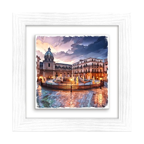 Lupia quadro ceramica stampata - quadro,