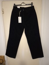 Zara, jeans uomo nero cotone