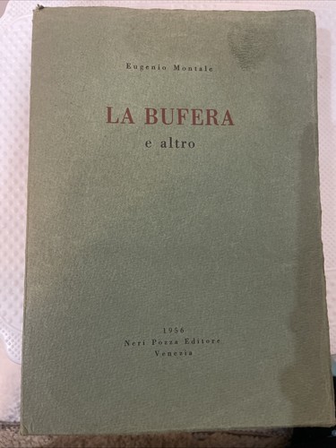 Eugenio montale bufera e - montale,