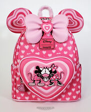 🚦 Mini Zaino Loungefly Disney Cuori di Topolino e Minnie - Esclusivo - Nuovo!