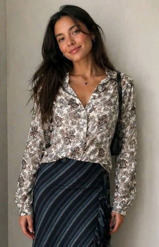 Camicia con volant frame anni - volant,