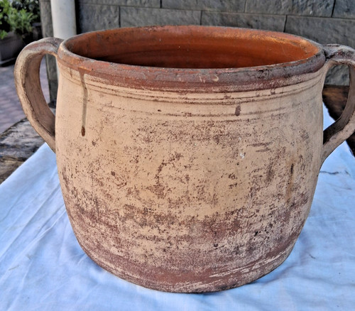 Antica pentola terracotta - pentola,