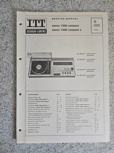 Manuale servizio originale - di,
