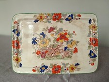 Vassoio centrotavola ceramica Inglese Mason's decoro bibbia