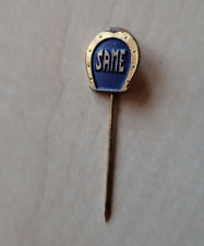 Vintage SAME Tractor pin badge Traktor Anstecknadel