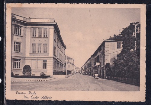 Cartolina venaria reale via - reale,