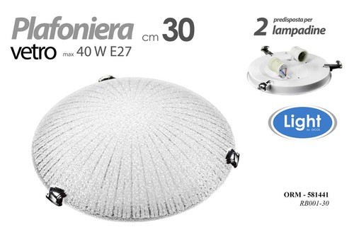 Plafoniera applique rotonda - applique,