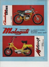 advertising Pubblicità-MOTO MALAGUTI CAVALCONE CROSS /MOTORIK 1971 MOTOITALIANE