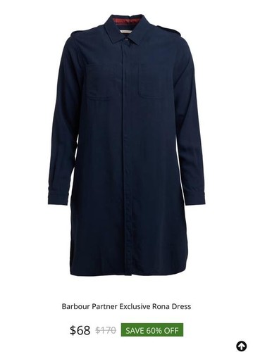 Abito donna barbour blu navy - barbour,