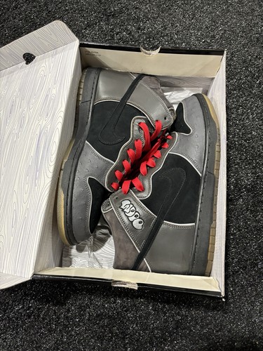 Nike high dunk doom - nike, doom"