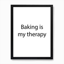 Hobby Quote 5 Art Print Framed