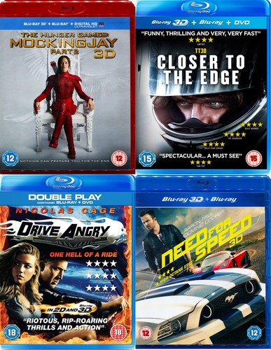 Region blu ray lot - 3d, blu-ray