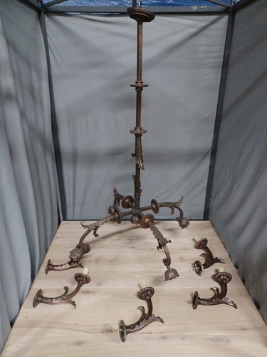 Lampadario ottone con - in,