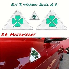 KIT 3 Stemmi Logo Quadrifoglio