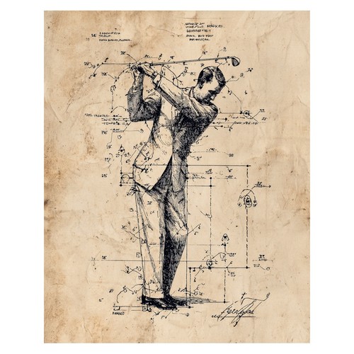 Poster progetto golf - poster,