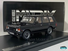 MATRIX SCALE MODELS 1/43 LAND ROVER RANGE ROVER VOGUE LSE 1992 BLACK MX41208-033